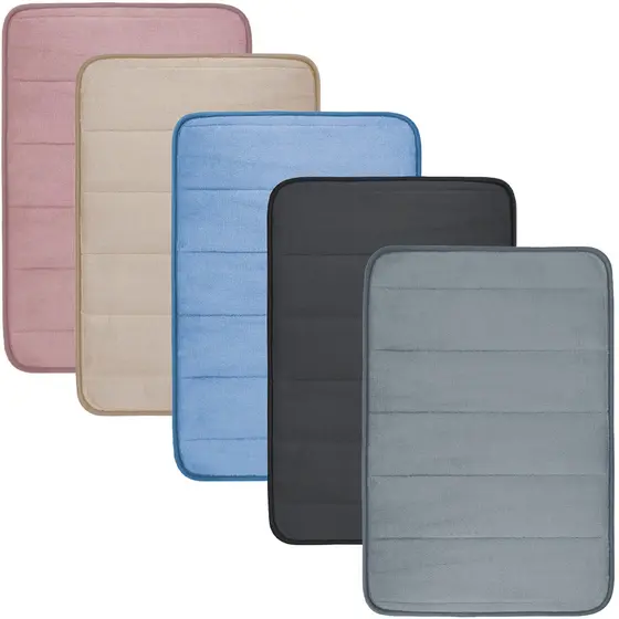 Tapete Banheiro 60cm x 40cm Absorvente Antiderrapante Para Box Pia Capacho Porta De Entrada Saída