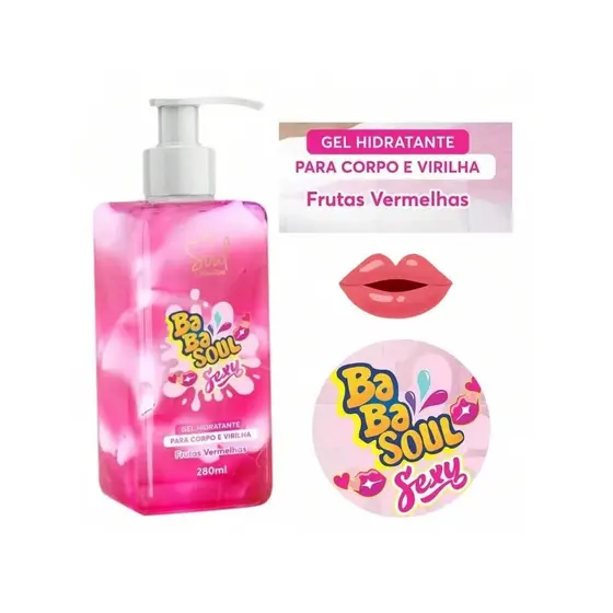 Gel Hidratante Corporal com Fragrâncias Variadas 280ml – Toque Macio e Aroma Doce | Soul Cosméticos