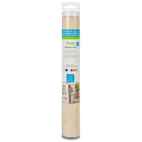 Kit Vinil Premium Cricut com 6 Folhas 30x30cm Cores Variadas
