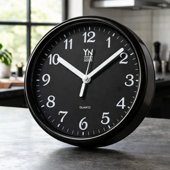 Relógio de Parede Moderno 15cm Redondo Silencioso Decorativo Cozinha Sala Quarto ENVIO IMEDIATO