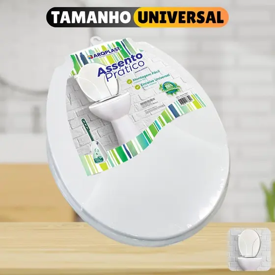 Assento Sanitário Tampa Vaso Oval Universal Privada Confortável