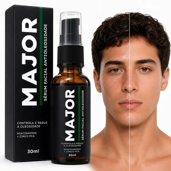 Sérum Controle Da Oleosidade E Poros 30ml - Major