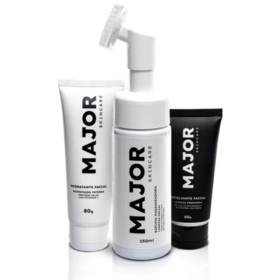 Kit Skincare Profissional Limpeza Diaria De Pele - Major