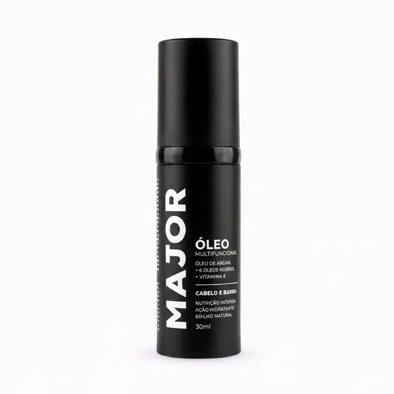 Óleo Para Barba e Cabelo Com Argan Hidrata Reduz Frizz e Da Brilho