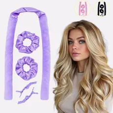 Kit Modelador de Cachos Luxury com Scrunchies – Cachos Naturais feitos sem calor