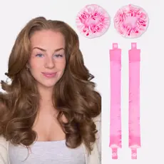 Mini Modelador de Cabelo em Cetim para Modelagem Sem Calor