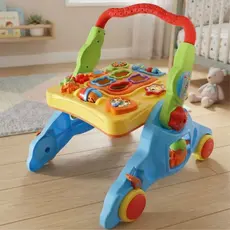 Andador Empurrador Infantil Mesa Didático 4 Em 1 Maral Com Som e Acessórios Bebê Mesa Musical