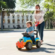 Carrinho passeio jip jip maral guidão direcional Quadriciclo Infantil Haste