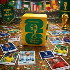 Case Porta Figurinhas Copa 300 Figurinhas | Estojo para figurinhas | Organizador de Figurinhas