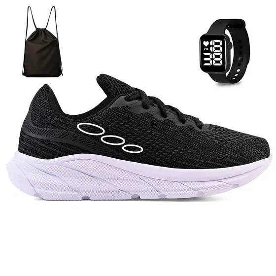 Kit Tenis Esportivo Masculino Feminino Academia Treino Leve + Mochila Bag