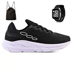 Kit Tenis Esportivo Masculino Feminino Academia Treino Leve + Mochila Bag