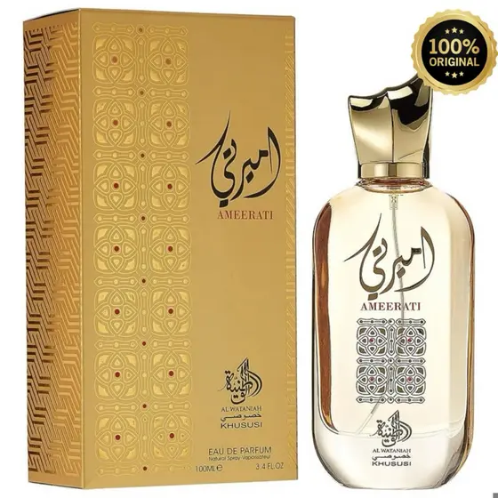 Perfume Feminino Ameerati Al Wataniah 100 ml  Original Importado Luxo e Sofisticação Alta Fixação