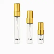 Porta perfume kit com  3 Frascos de Perfume Vidro com Spray Recarregável 2 ml, 5ml ou 10ml para Viagem