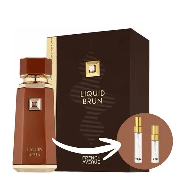 Perfume Árabe Masculino Liquid Brun French Avenue e Original Importado Alta Fixação Luxo Amadeirado e Elegância
