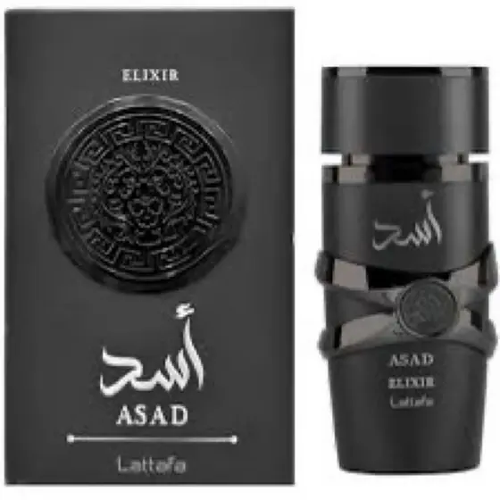 Perfume Masculino Asad Elixir Lattafa 100 ml Lançamento Original Importado Alta Fixação