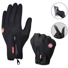Luvas Térmicas Unissex Touch Screen e Compatível com Tela Sensível ao Toque para Ciclismo e Esportes