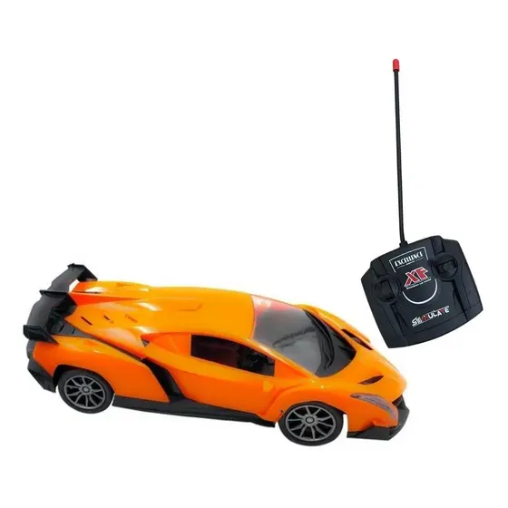 Carrinho Controle Remoto 1:16 Carro Laranja - Bw025Lr