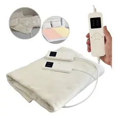 Lençol Térmico Casal Queen Com Indicador De Nível De Temperatura E Timer 203x152cm 127V Importway