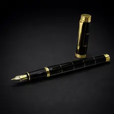 CANETA TINTEIRO EXECUTIVA METAL PONTA FINA 0,5MM LUXO GN2704