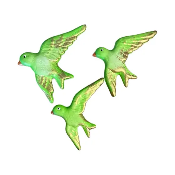 3 passarinhos/andorinha decoração para parede
