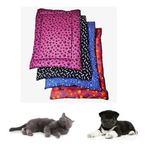 Colchonete Almofada Pet Lavável Com Zíper Pequeno 70x50 Porte Para Cães e Gatos