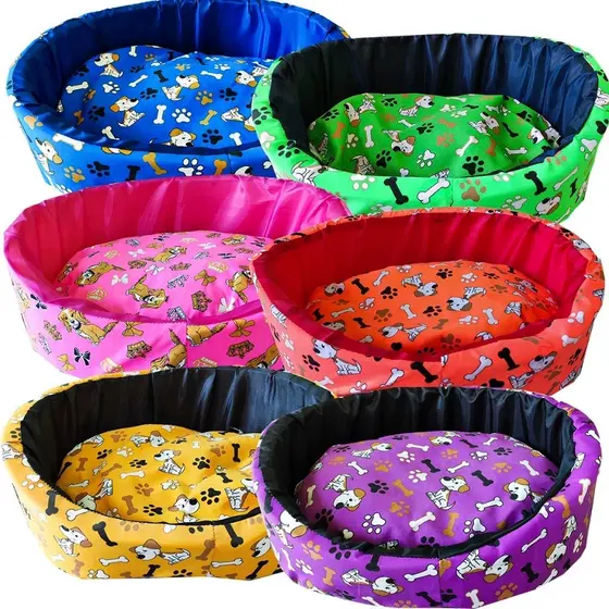 Cama Oval  Nº2 Caminha Pet Europa para Cães e Gatos Cachorros Micro Fibra - Diversas Cores
