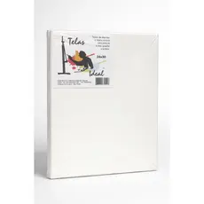 Tela Para Pintura 24x30cm Algodão com Chassi de Madeira Ideal para Tinta Óleo Acrílica e Guache Profissional Artistas