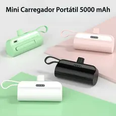Mini Carregador Power Bank Recarregável USB Para iPhone Samsung Xiaomi Atlas