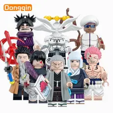 Mini bonecos da série Anime, bonecos de blocos de construção montados, presentes de aniversário