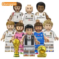 Estrela de futebol Harland Berlin, Ilm Monbap, Beckham, Sidney Macy, Ronaldor, Blocos de construção, Bonecos, Brinquedos