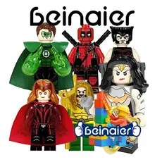 Mini boneca, brinquedo de bloco de construção de boneca, presente de menino