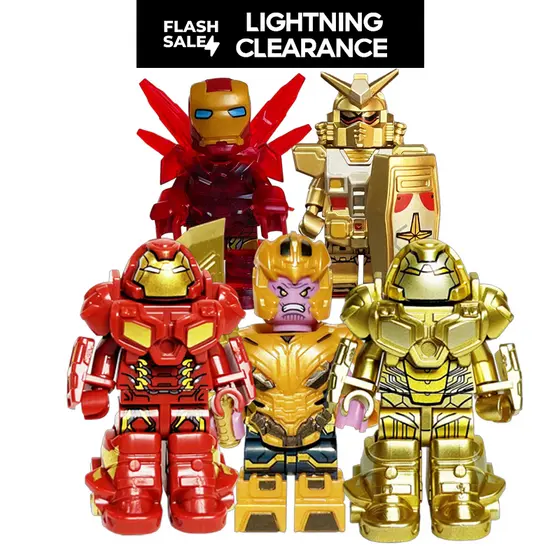 🔥⚡️Compra| Pode montar bonecas de blocos de construção|Hulk, Transformadores, Thanos