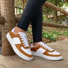 Tênis Casual Masculino e Feminino Caramelo Lançamento 2026 Dia a Dia Premium | 34 ao 43 - Promoção