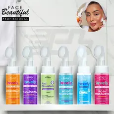 Sabonete de limpeza facial Mousse Skin care Lovely