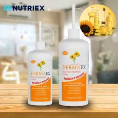 Óleo de girassol hidratante curativo cicatrizante Dermaex AGE 100ml-200ml