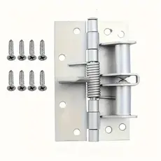 Dobradiças de Fecho de Porta Automático de Aço Inoxidável com Mola Ajustável