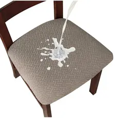 KIT 2 PCS Conjunto De Cadeira De Camurça Estilo Moderno À Prova D'água, Protetor De Assento