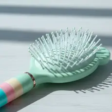 Escova De Cabelo Profissional Modelo Prancha Cerdas Macias
