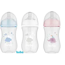 Mamadeira Easy Flow 270ML +2meses Bico Ultrasoft Silicone Anti Vazamento Anti Colica Bebe Buba