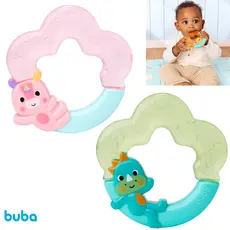 Mordedor Bebê Buba Gelado Água Zoo Dino Unicornio Resfriável +4 Meses