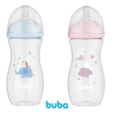 Mamadeira Easy Flow 330ML +4m Bico Ultrasoft Silicone Anti Vazamento Anti Colica Bebe Buba