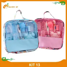 Kit 6/10/13 Higiene Cuidado Bebê Recém Nascido Essencial 13 Peças Cuidados Com O Bebê