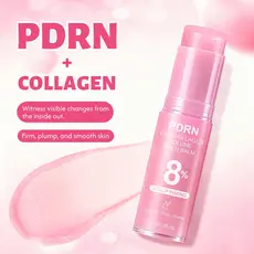 Bastão Colágeno PDRN Rosa Multifuncional | Volume Anti-rugas Reafirmante Hidrata Calmante Lábios Rosto Pescoço