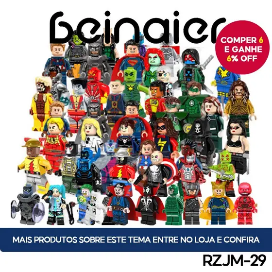Mini boneca, boneca de bloco de construção, montagem de bloco de construção, brinquedo de aniversário