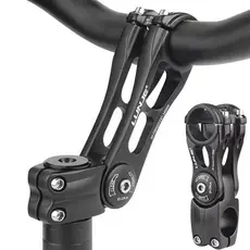 LUNJE Mesa De Guidão Ajustável Para Bicicleta ângulo Variável Para MTB Ultraleve Em Liga De Alumínio