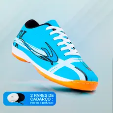 Chuteira de Futebol Masculina Ciano Futsal Quadra Salão e Campo com Solado Costurado e Envio Rápido