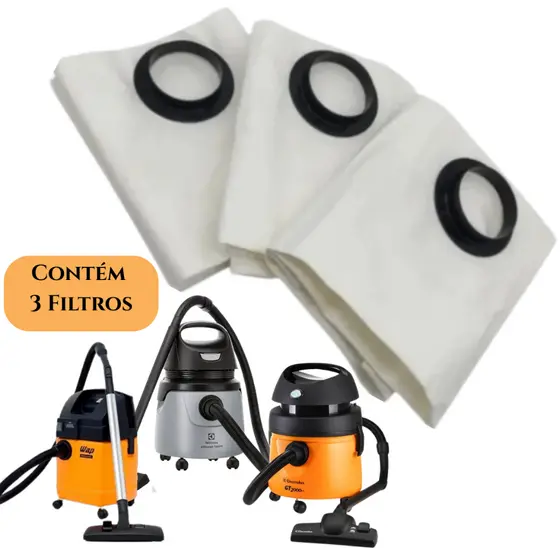 Saco Descartavel Asp. De Pó Compatível Com Electrolux A10/Prosdócimo Wap Pet/Wap GT A10L/Wap ST15/Boch 10L/GT 2000/Smart