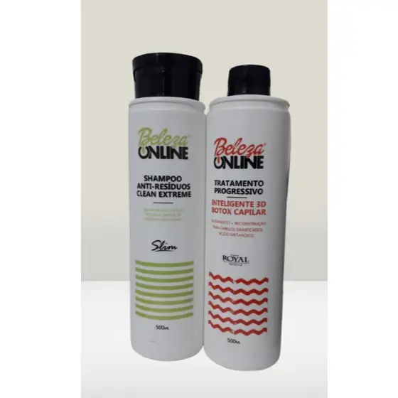 KIT SHAMPOO ANTI-RESIDUOS + BOTOX 500ML - BALIZA PROFISSIONAL