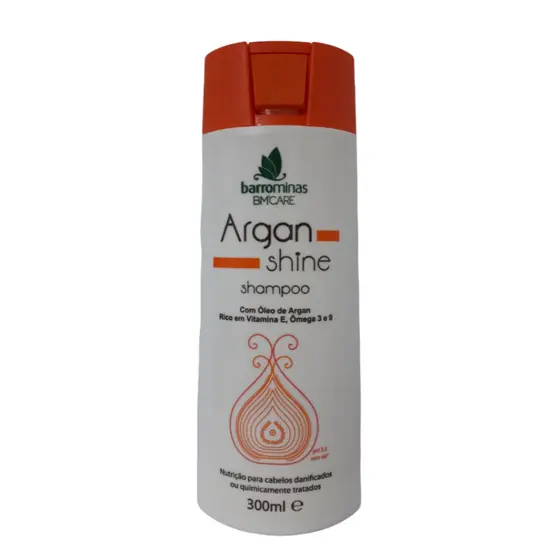 SHAMPOO ARGAN SHINE - BARRO MINAS 300ML