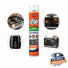 Espuma Desengordurante Spray 300ml Dissolve Gordura Pesada Fogão Coifa Grelha Air Fryer Zip
